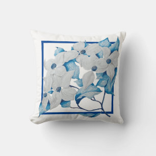 Dogwood Flowers vid Dekorativ kudde