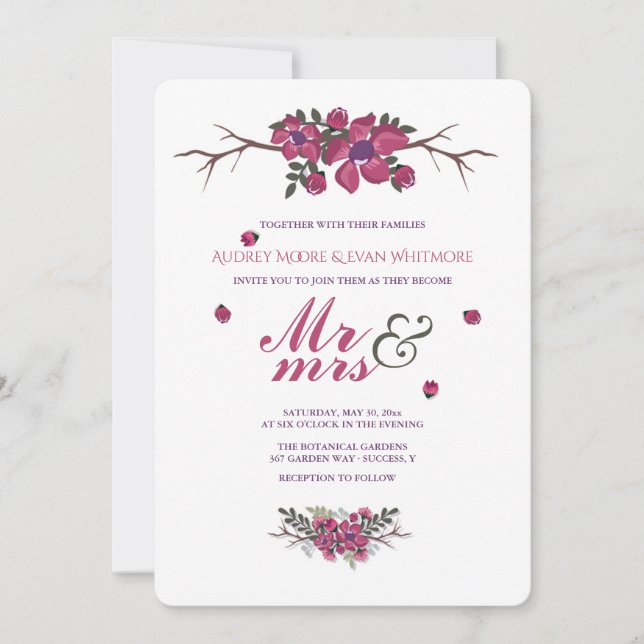 Dogwood-inbjudan Inbjudningar (Framsida)