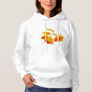 Dogwood Lämnar på kvinnors grundläggande hovade sö T Shirt