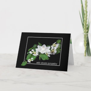 Dogwood och Lotus Candle Sympathy Kort