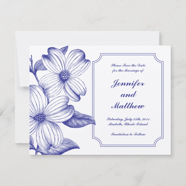 Dogwood Spara datum meddelande (Framsida)