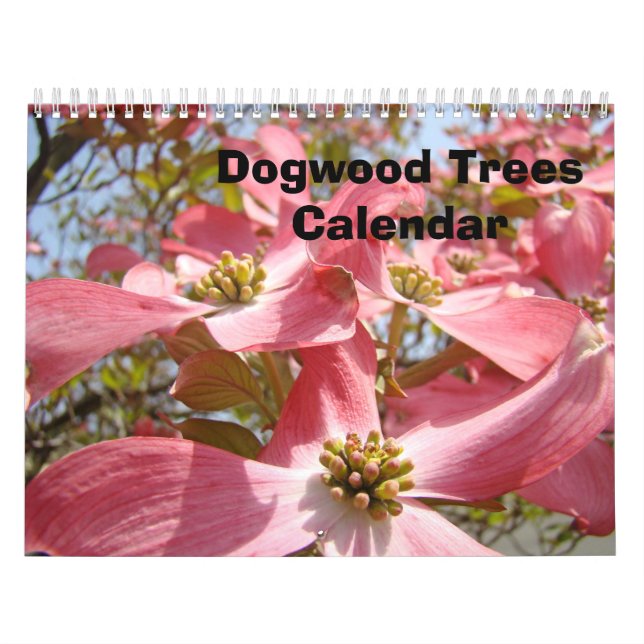 Dogwood Träd Calendar Rosa Dogwood Flowers art Kalender (Omslag)