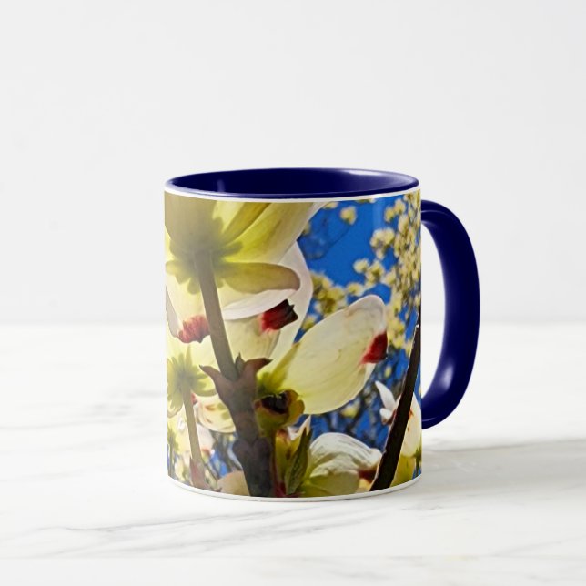 Dogwood Träd Mugg (Framsida höger)