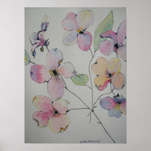 Dogwoodaffisch Poster