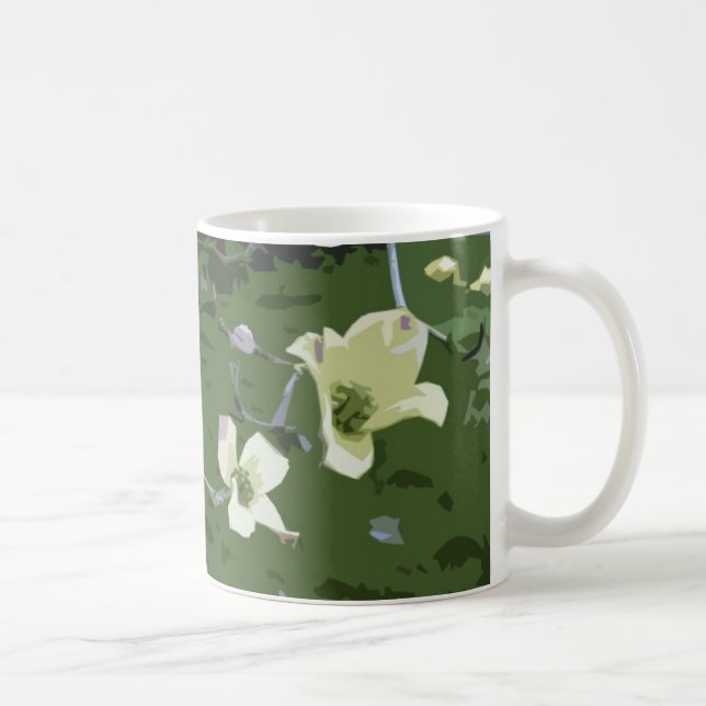 Dogwoodblommar Kaffemugg (Höger)