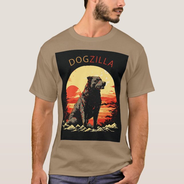 Dogzilla 1 t shirt (Framsida)