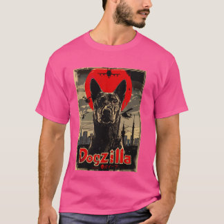 Dogzilla Hund Rolig hund gåvor För manar kvinnor b T Shirt
