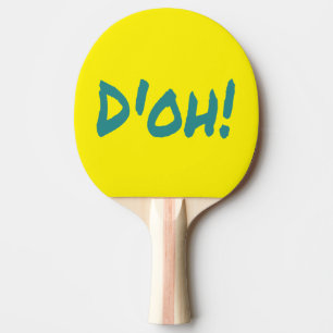D'OH! Funny Classic 90's Pingisracket