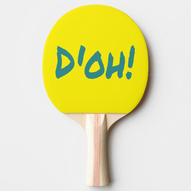 D'OH! Funny Classic 90's Pingisracket (Framsidan)