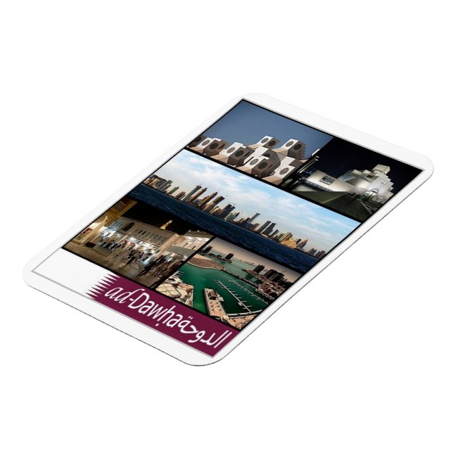 Doha - Mosaic - Qatar - Magnet (Vänstra Sidan)