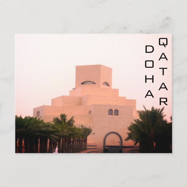 doha qatar-museum vykort (Framsida)
