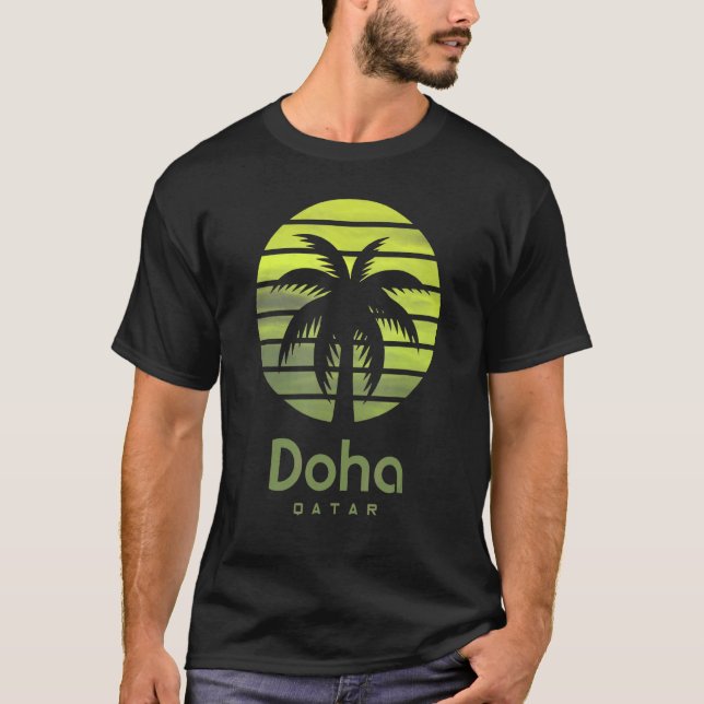 Doha Qatar T Shirt (Framsida)