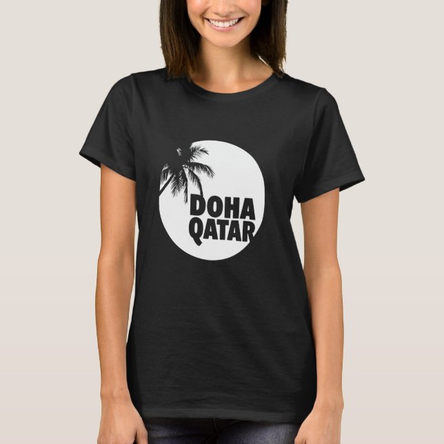 Doha Qatar T Shirt (Framsida)