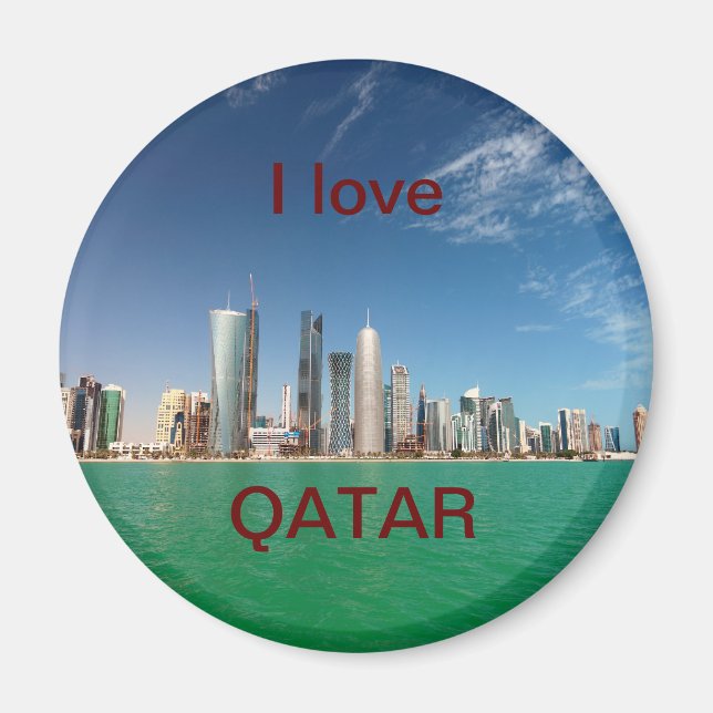 Doha Skyline, 2011 Magnet (Framsidan)