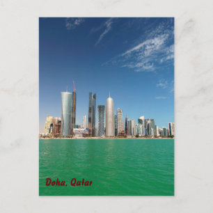 Doha Skyline, 2011 Vykort