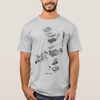 DOHC som är sprängd med den tillbaka logotypen Tee