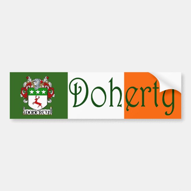Doherty Jacka av Arm Bumper Sticker Bildekal (Framsidan)