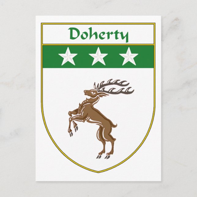 Doherty Jackar Arm/Familjestöd Vykort (Framsida)