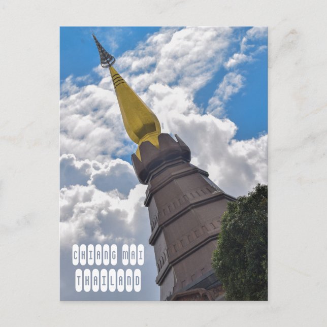 Doi Inthanon i Chiang Mai Thailand Vykort (Framsida)