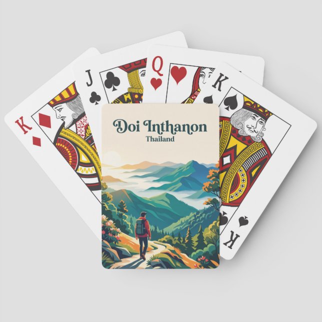 Doi Inthanon Thailand Casinokort (Baksidan)