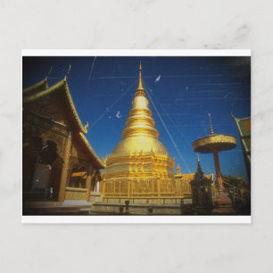 doi suthep temple at chiangmai vykort