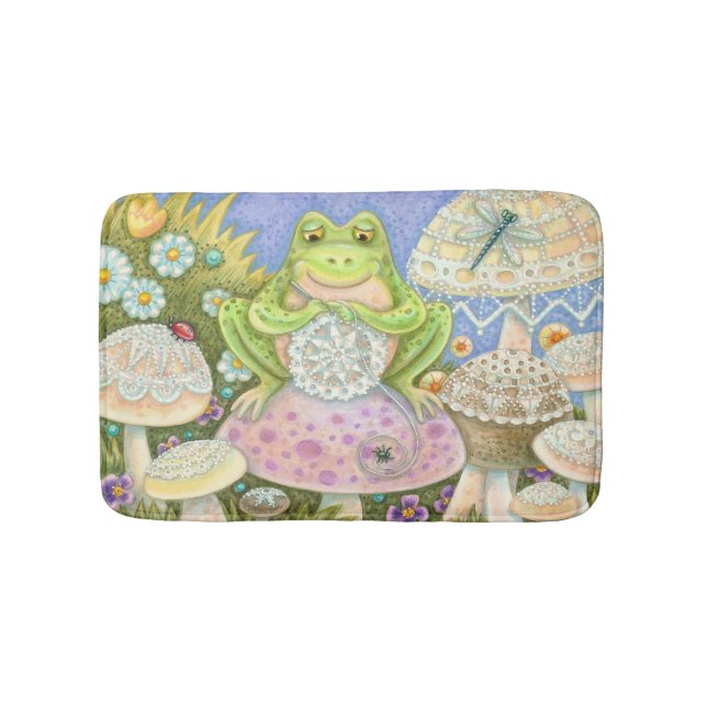 Doiliter gör en hoppy Home FROG BATH MAT Badrumsmatta (Framsidan)