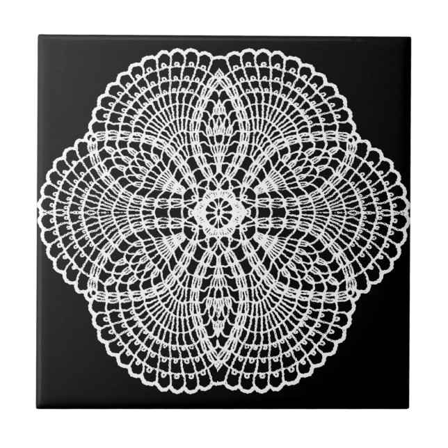Doily Art Kakelplatta (Framsidan)