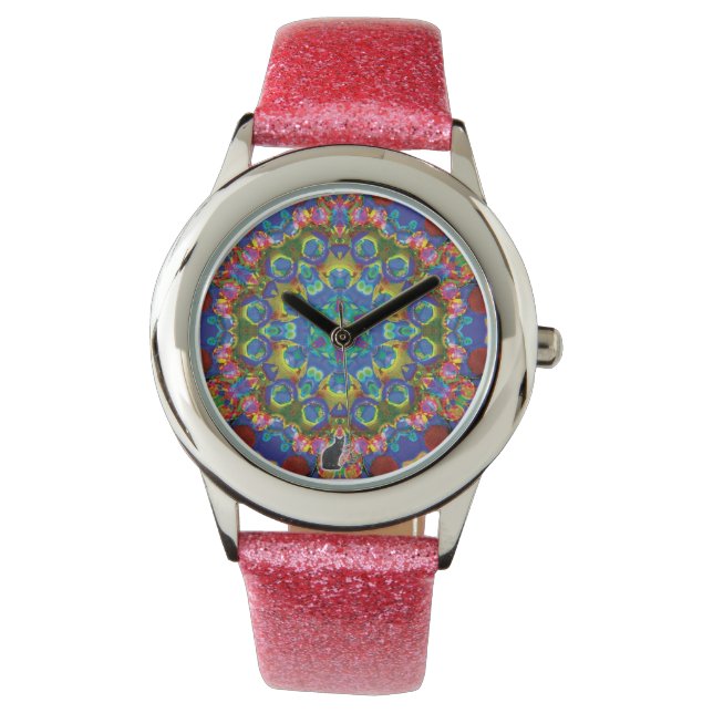 Doily Kaleidoscope Armbandsur (Framsida)