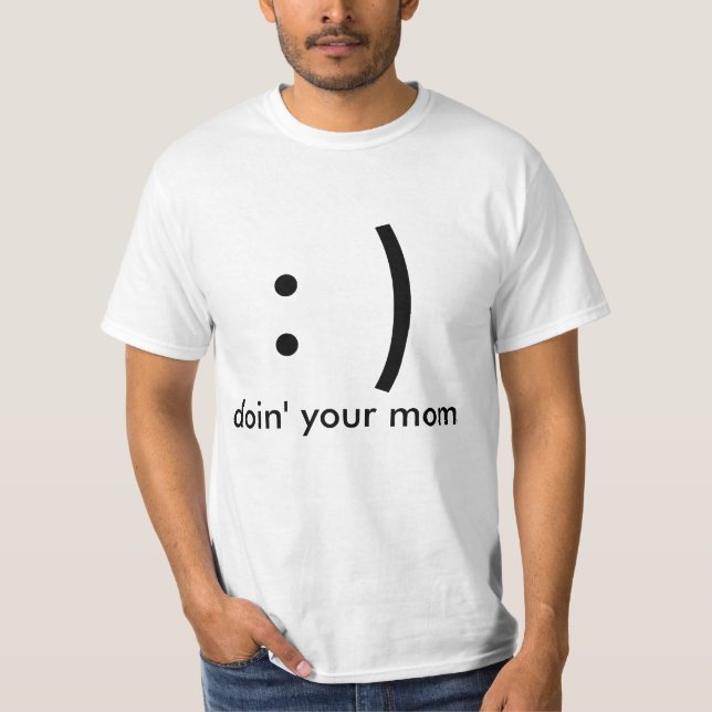: ) doin din mamma t shirt (Framsida)
