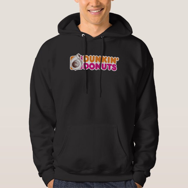 Doin' Donuts - Rolig Racing & Driftbilentusiast Hoodie (Framsida)