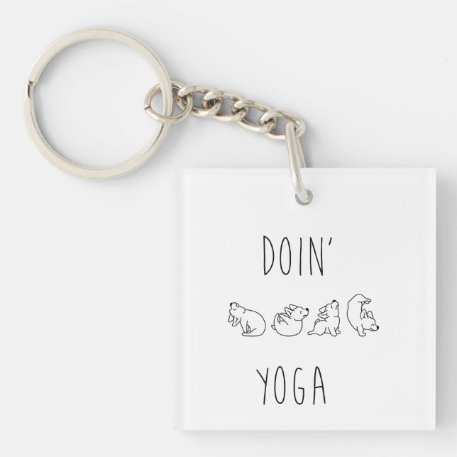 Doin' yoga cute dog (Framsidan)