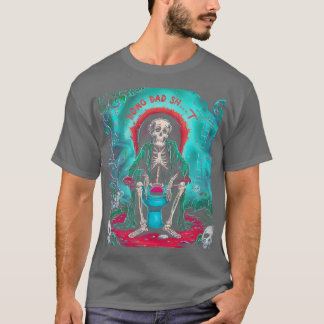 Doing Pappa Skeleton Toilet T Shirt