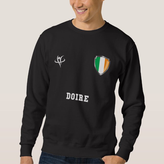 DOIRE Irland Vintage Sport Lång Ärmad Tröja (Framsida)