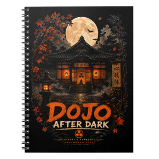 Dojo After Dark Halloween Kampkonst Journal Anteckningsbok