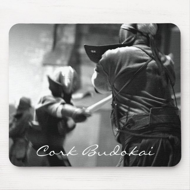 Dojo för mousemat för korkBudokai kendo Musmatta (Framsidan)