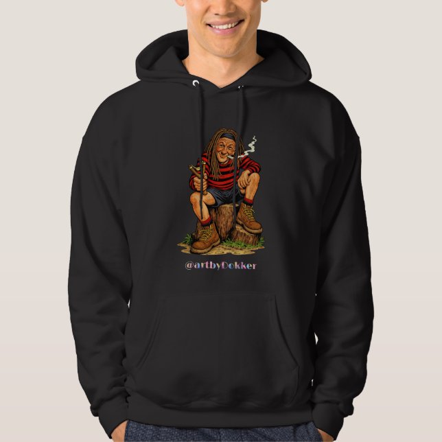 Dokker The Menace av @artbyDokker Hoodie (Framsida)