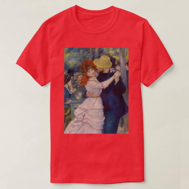 Dokt i Bougival av Pierre Auguste Renoir 2 T Shirt (Design framsida)