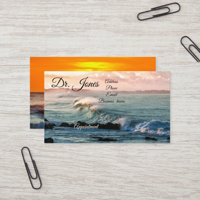 Doktor affärskort visitkort (Fram/Back In Situ)