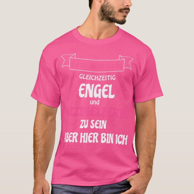 Doktor Aid Gift Funny Profession as A Angel Doc T Shirt (Framsida)