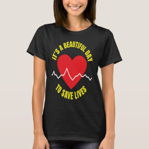 Doktor är en vacker dag för Spara L T Shirt