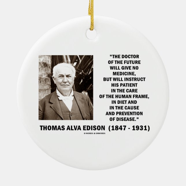 Doktor av den framtida ge inget julgransprydnad keramik (Baksidan)