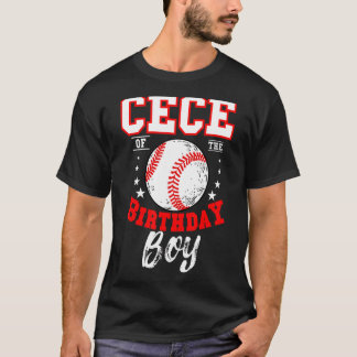 Doktor av födelsedagspojken Baseball Theme Bday Ce T Shirt