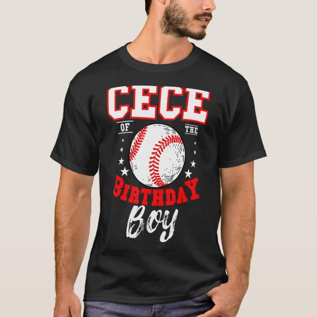Doktor av födelsedagspojken Baseball Theme Bday Ce T Shirt (Framsida)