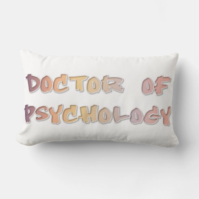 Doktor av psykologi lumbarkudde (Framsida)