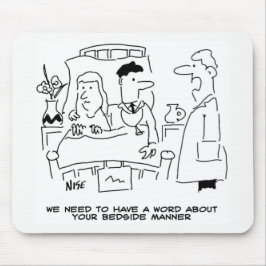 Doktor Bedside Manner Inte ganska Höger Musmatta