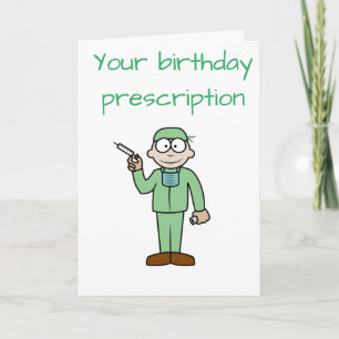 * DOKTOR* BIRTHDAG * DUBBLA DOS AV ROLIGT & RELAX  KORT