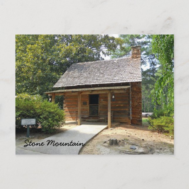 Doktor Cabin Antebellum Plantation Stone Mount Vykort (Framsida)