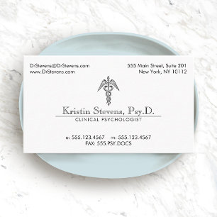 Doktor Caduceus Medical Professionell Visitkort