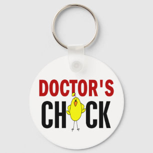 Doktor chick 1 nyckelring