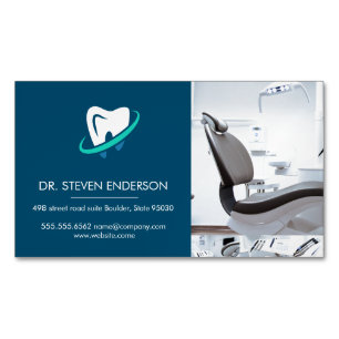 Doktor Dental Office-ordförande Magnetiska Visitkort